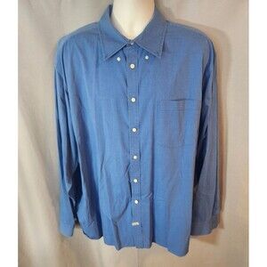 Gap Shirt End on End Poplin Button Down Mens‎ XXL Light Blue Shirt 100% Cotton